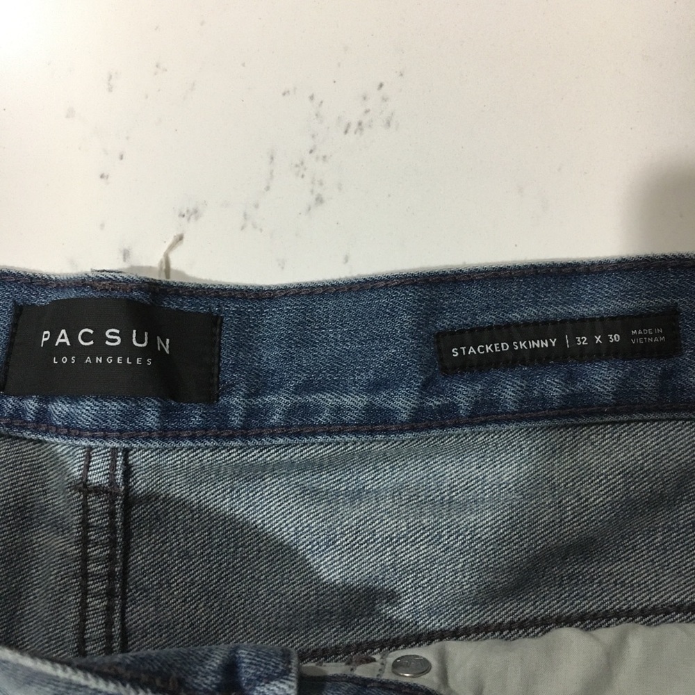 PUC SUN Los Angeles stacked skinny size:32X30 blue - Picture 5 of 8